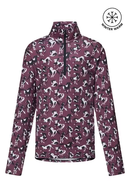 Kerrits Kids On Course Quarter Zip Tech Top