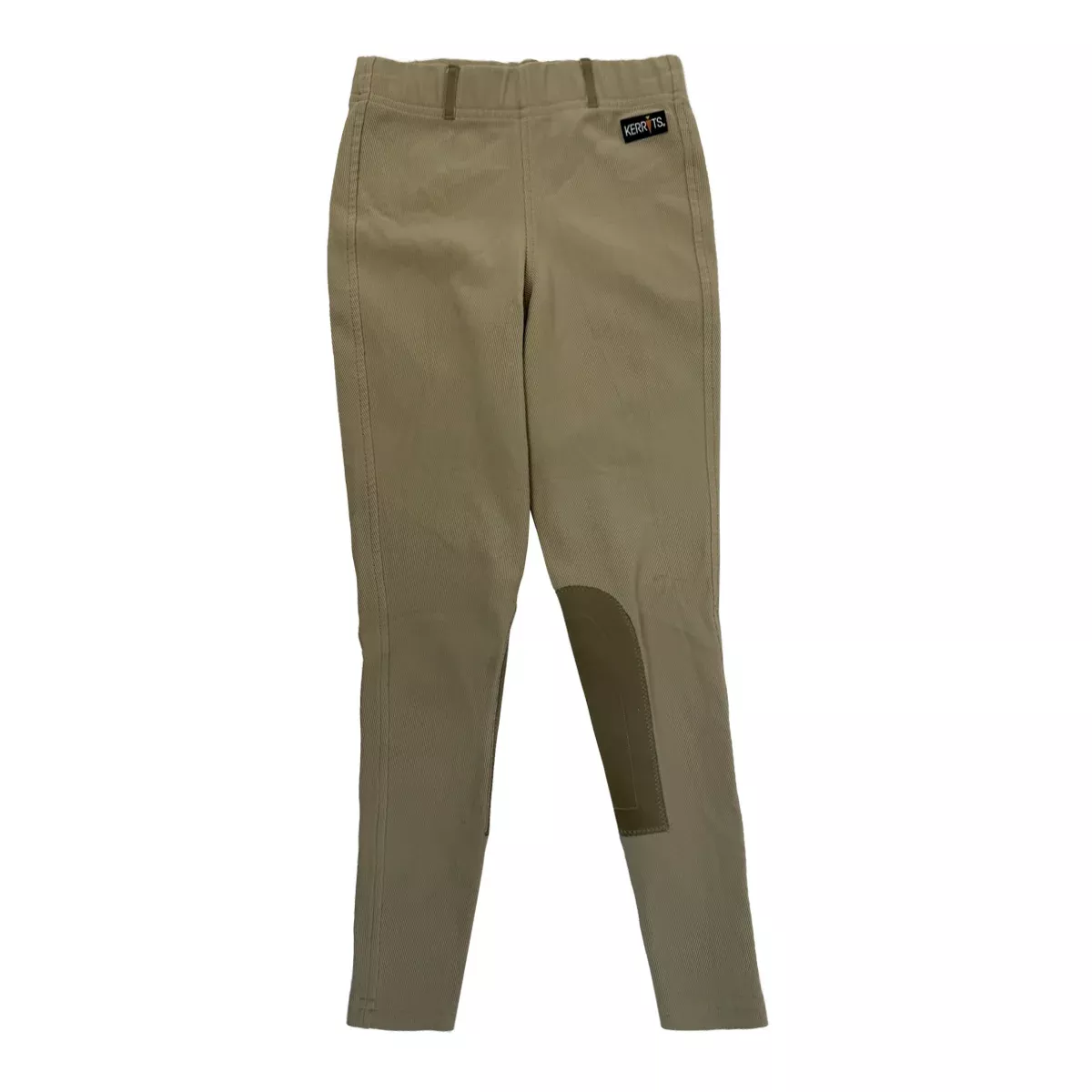 Kerrits Microcord Knee Patch Tights in Tan - Children's Large