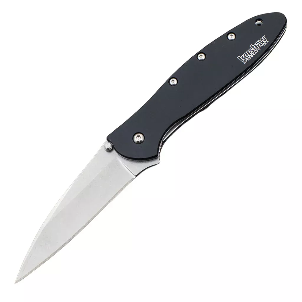 Kershaw Leek Black Stonewash Knife