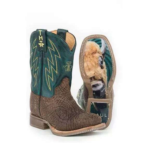 Kid’s Tin Haul Bullhide Boot with Buffalo Sole