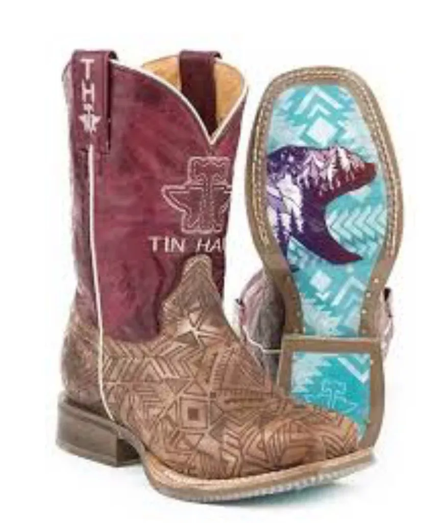 Kid’s Tin Haul Free Spirit Native Bear Sole Boot
