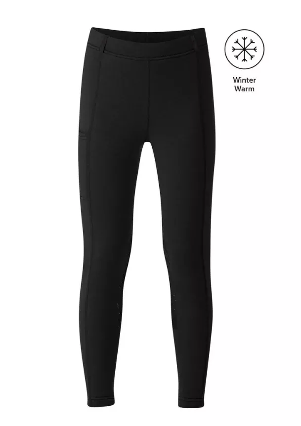 Kids Kerrits Power Stretch Pocket Knee Patch Tight