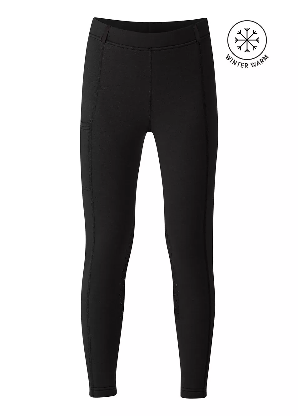 Kids Power Stretch Knee Patch Pocket Riding Tight