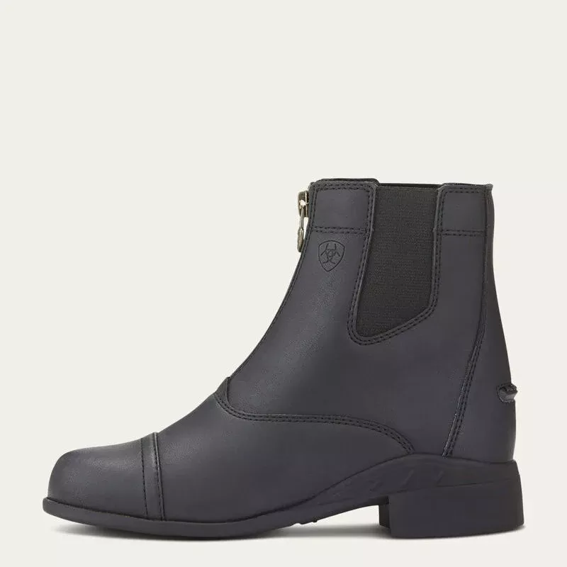 Kids' Scout Zip Paddock Boot Blk