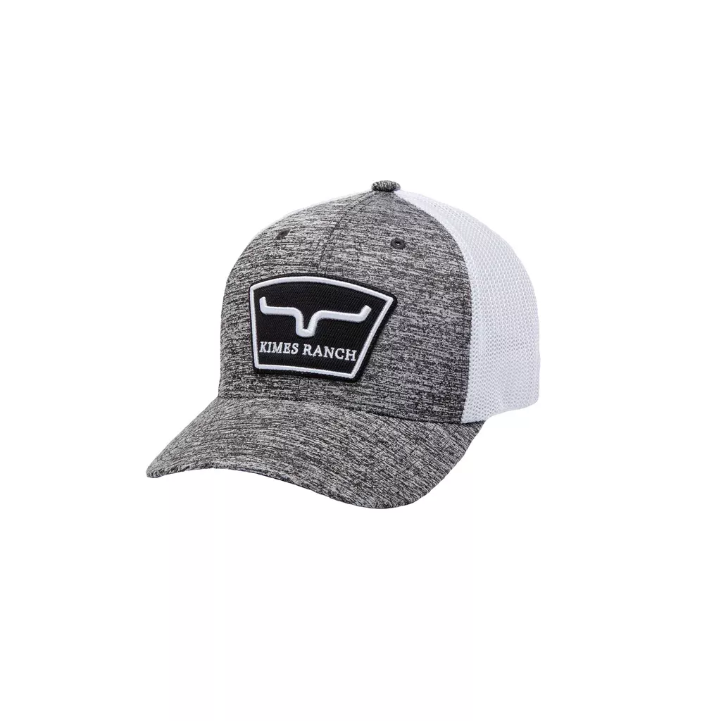 Kimes Ranch Hardball Heather Grey Trucker Cap
