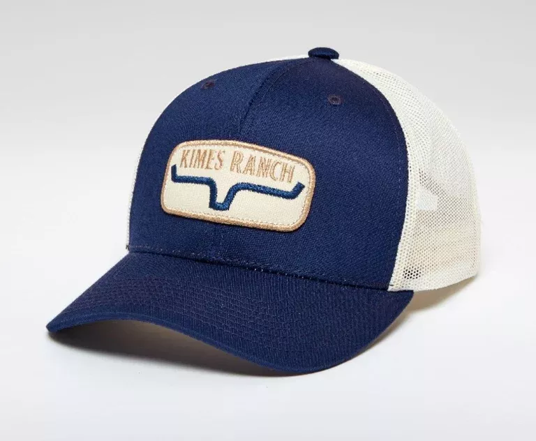Kimes Ranch Rolling Trucker- Carbon Blue Hat