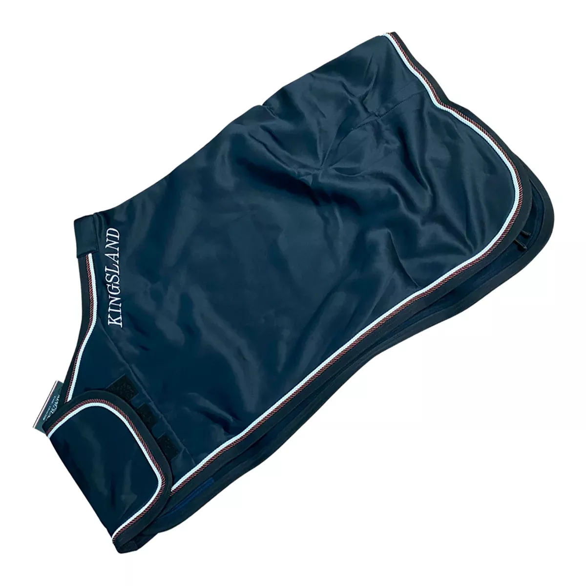 Kingsland Classic Sponsor Rug Cooler in Navy - 31"