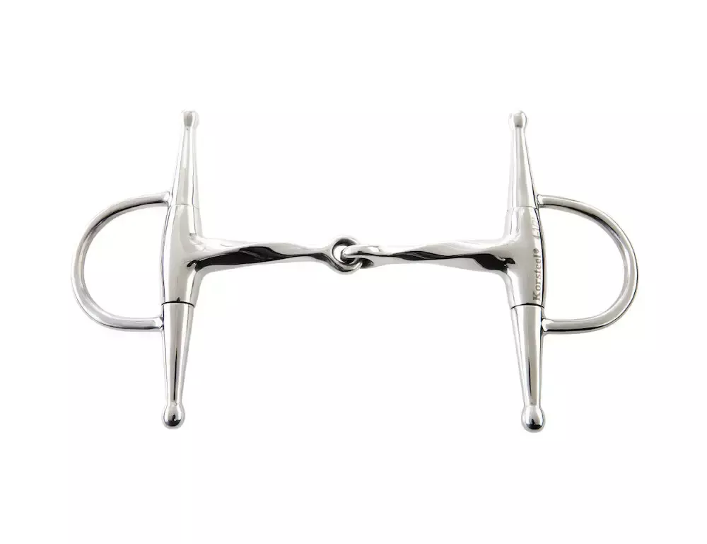 Korsteel Slow Twist Full Cheek Eggbutt Bit 4 1/2"