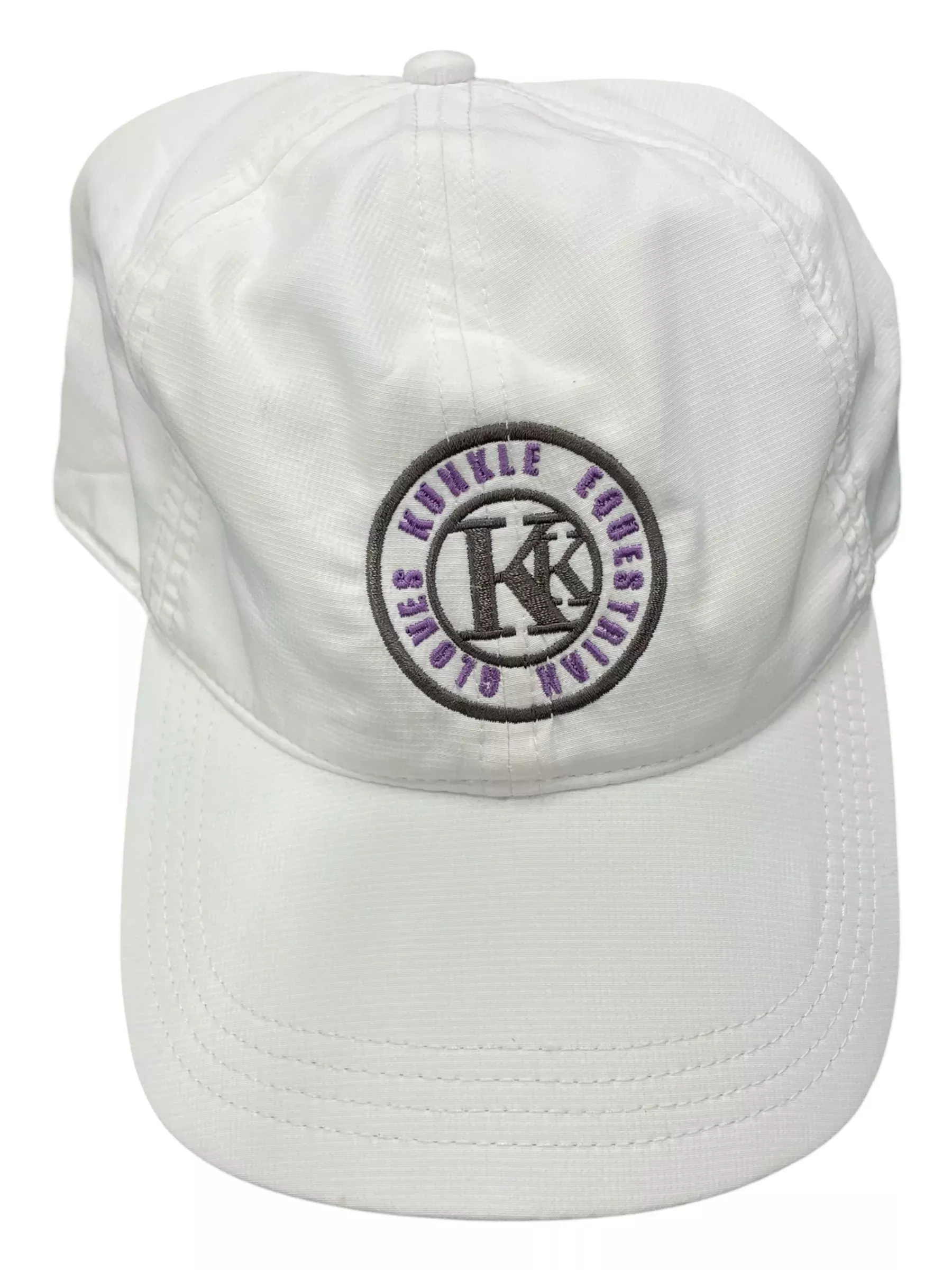 Kunkle Equestrian Hat - White/Grey/Purp - One Size - USED