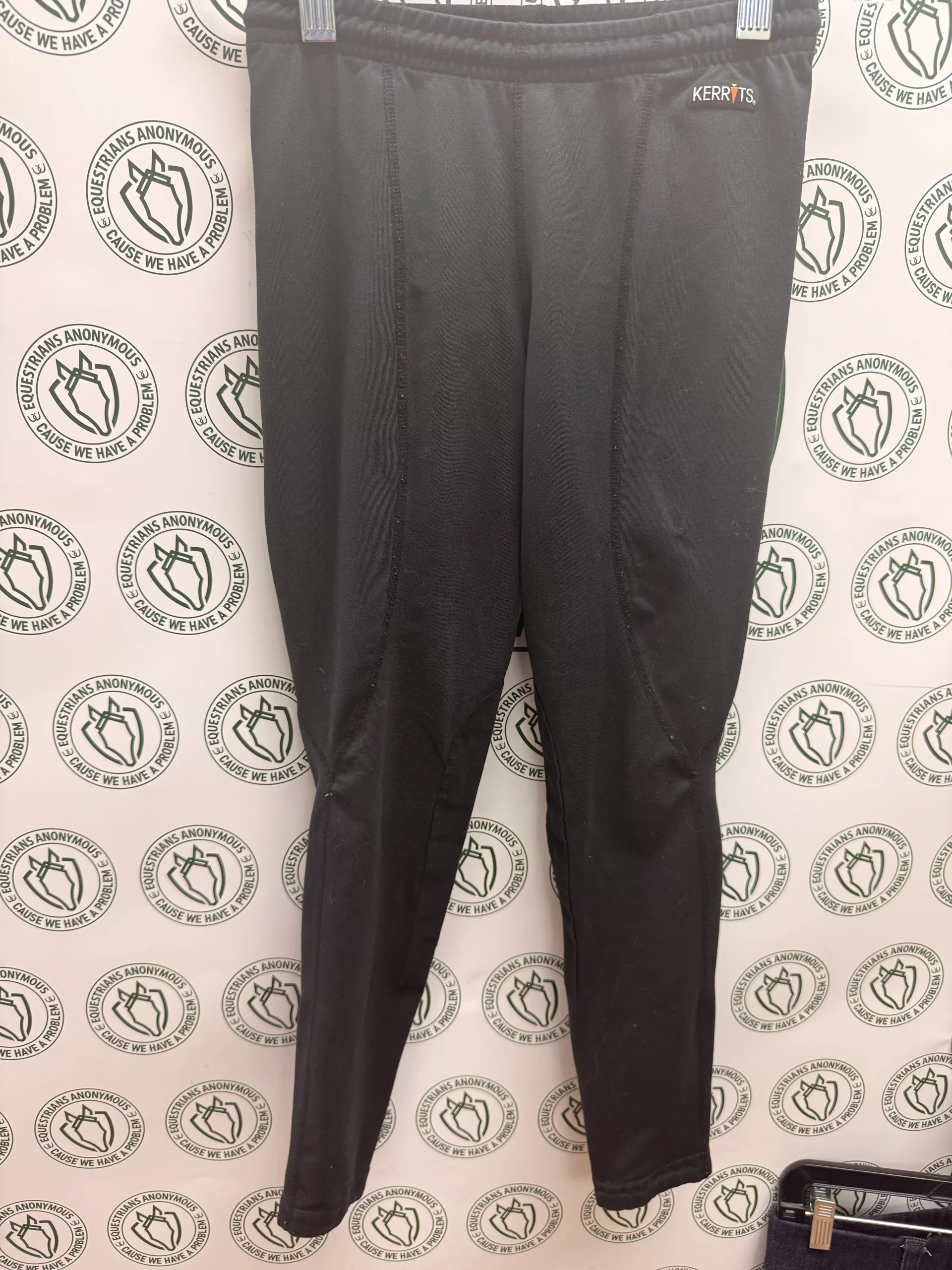 L Child Kerrits black pull on tights