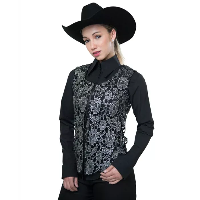 Ladies' RHC Equestrian 2-Tone Mettalica Vest