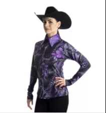 Ladies' RHC Equestrian Lycra Show Shirt