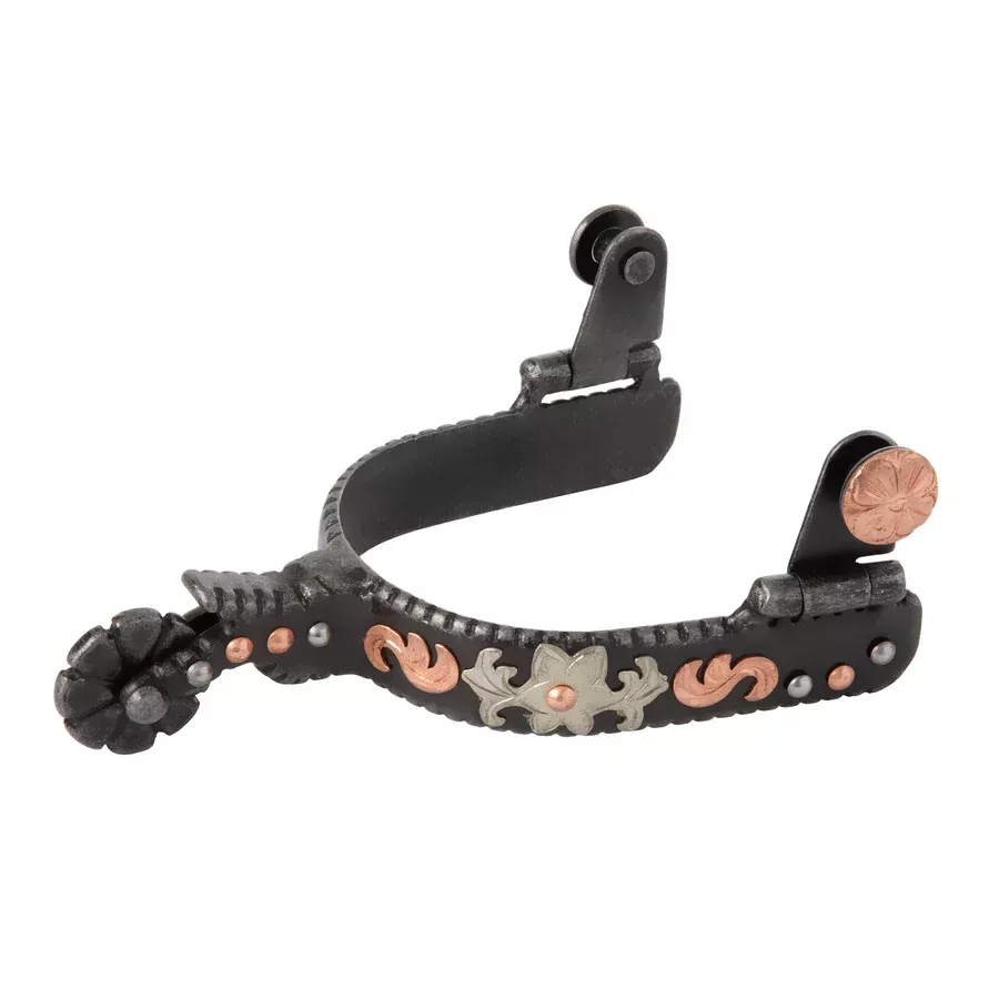 Ladies Spur with Floral Design