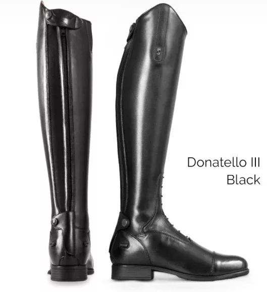 Ladies Tredstep Donatello III Field Tall Boot Black