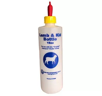 Lamb Bottle w/ Pritchard Flutter Valve Teat, 16oz