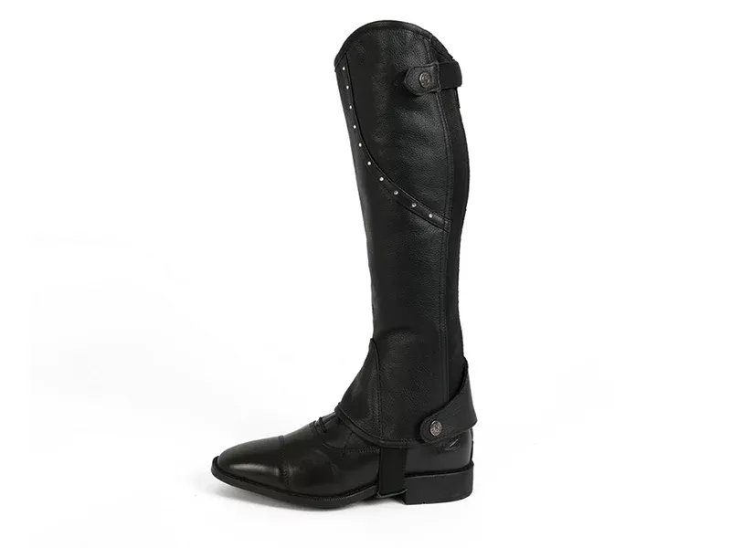 Lami-Cell Crystal Leather Mini-Chaps