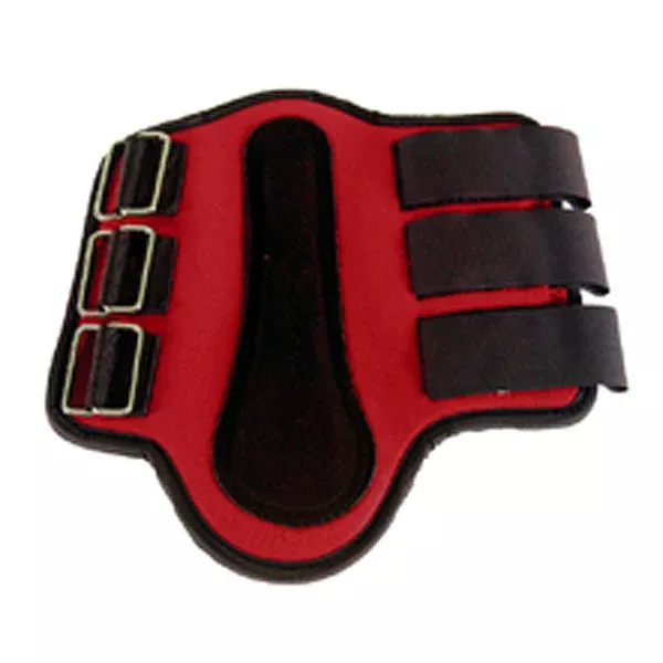 Large Hilason Horse Splint Boots Neoprene Red