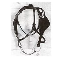 Leather Pigeon Wing Bridle Plain Draft