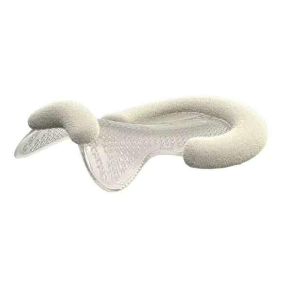 LeMieux Gel-Tek Shaped Faux Wool Half Pad