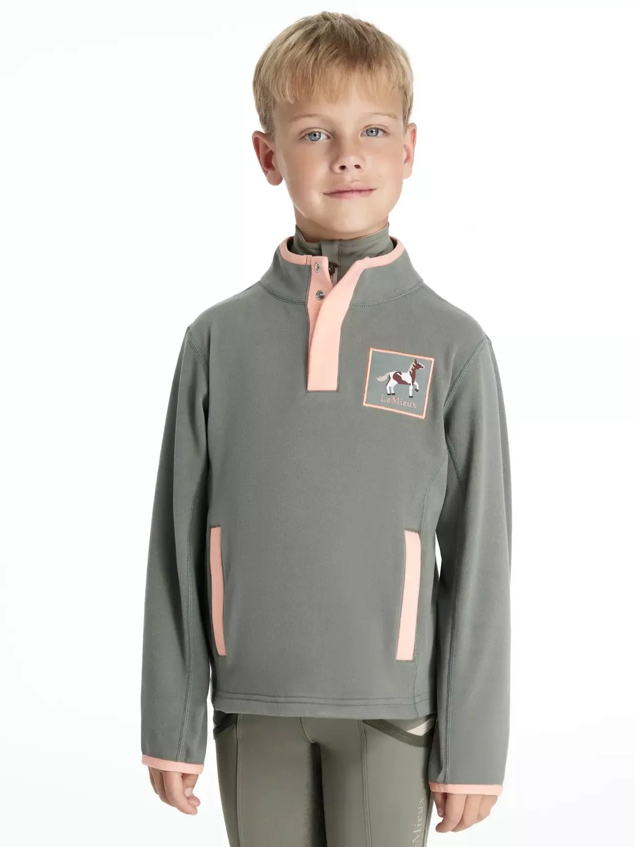 LeMieux Mini Mae Popper Fleece Rosemary