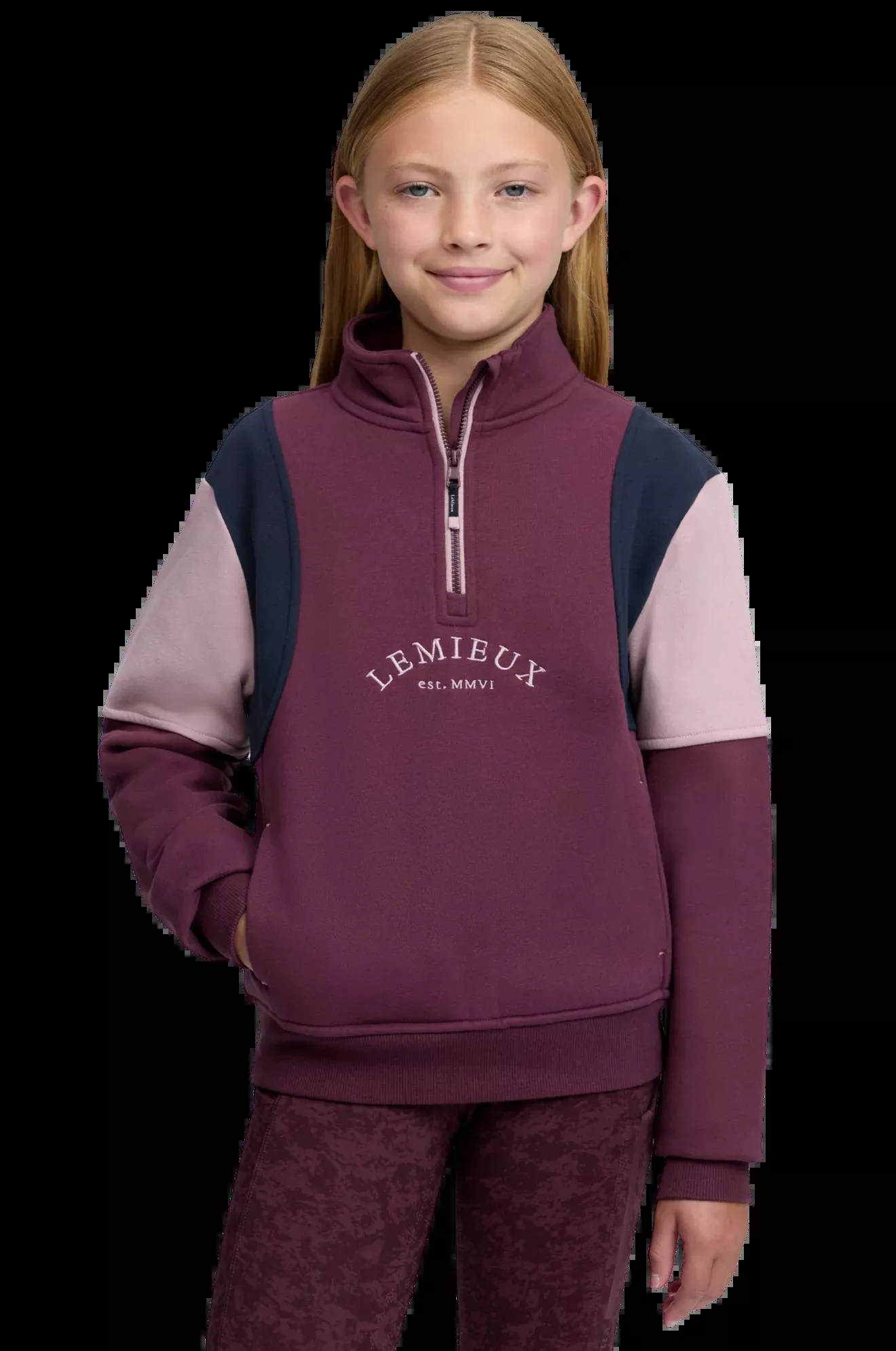 Lemieux Young Rider Viola Quarter Zip Sweat