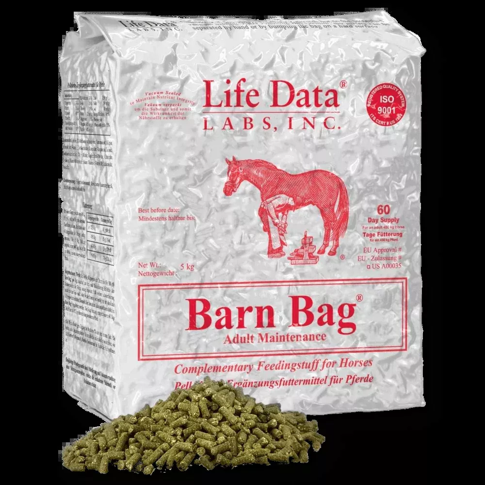 LIFE DATA BARN BAG PELLETED FE