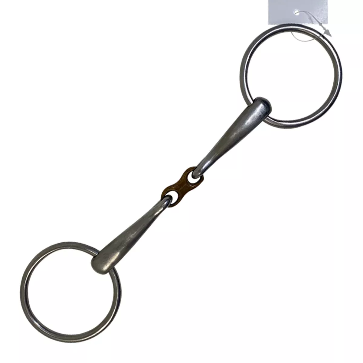 Loose Ring French Link Snaffle Bit in Stainless Steel / Copper - 6"