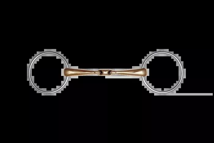 Loose Ring Snaffle, double broken 16 mm