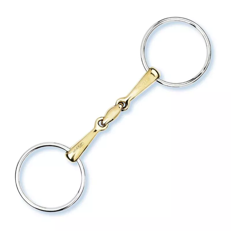 Loose Ring Snaffle, double broken 16mm