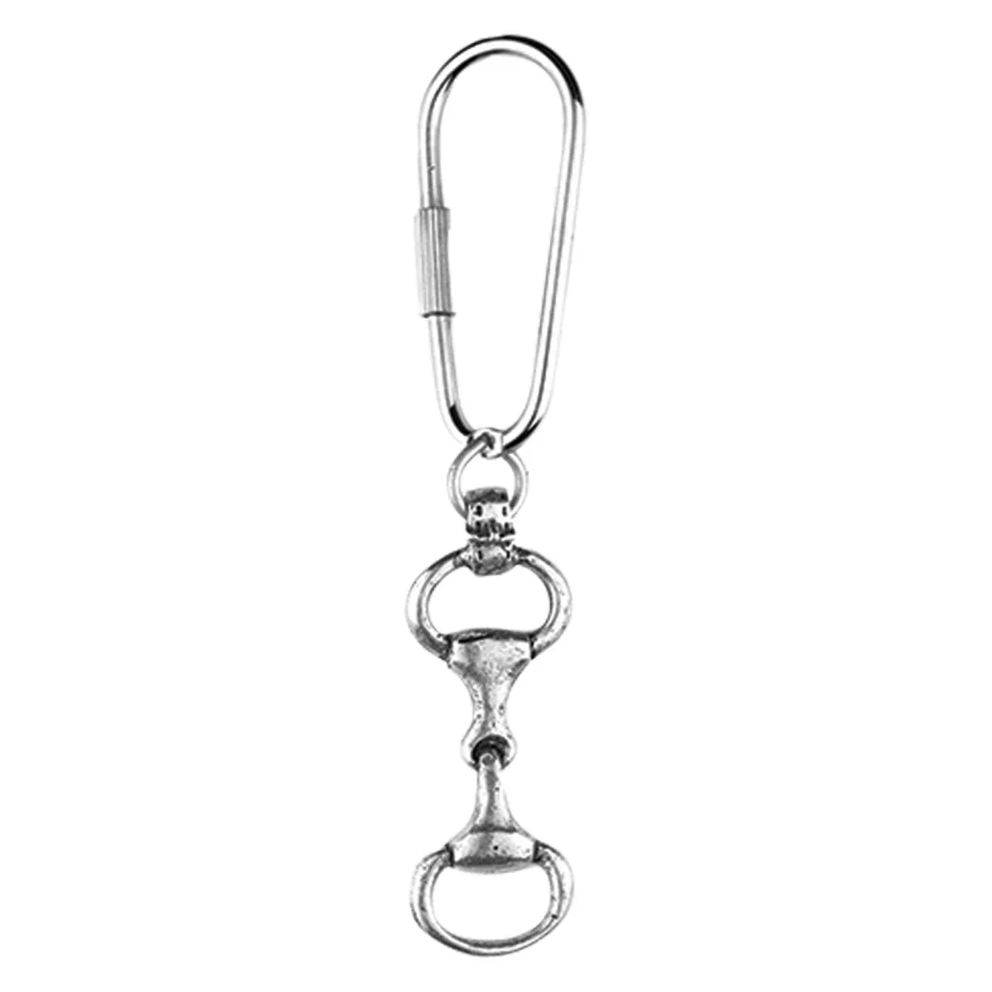 Loriece Pewter Snaffle Bit Horse Keychain