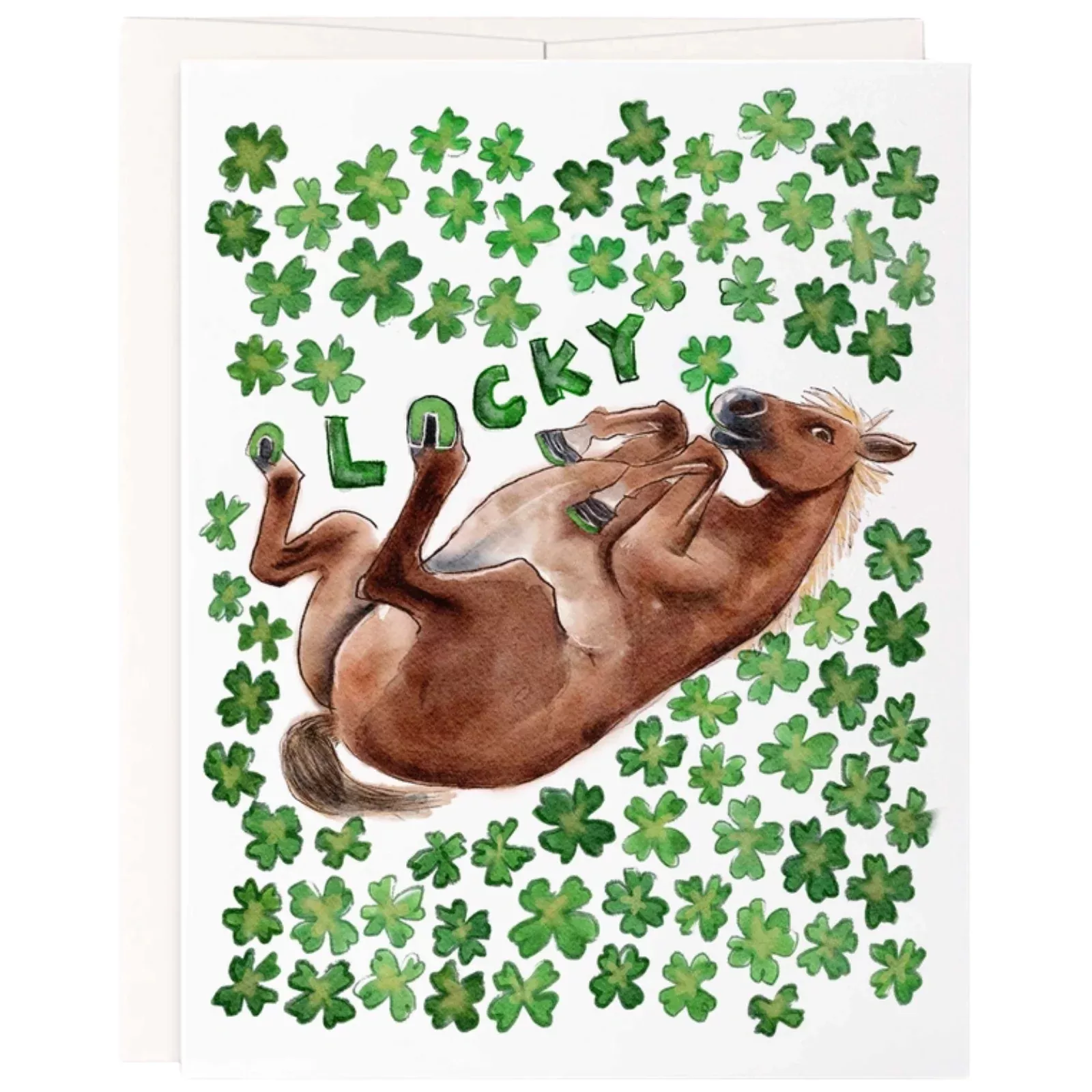 Lucky Horse Card