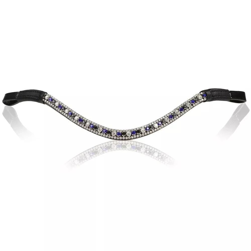 Lumiere Blue Crystal Browband