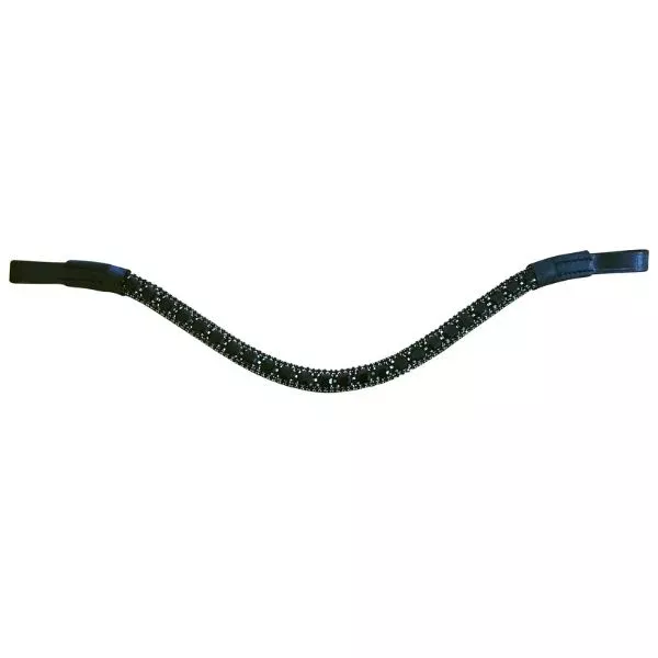 Lumiere Onyx Crystal Browband