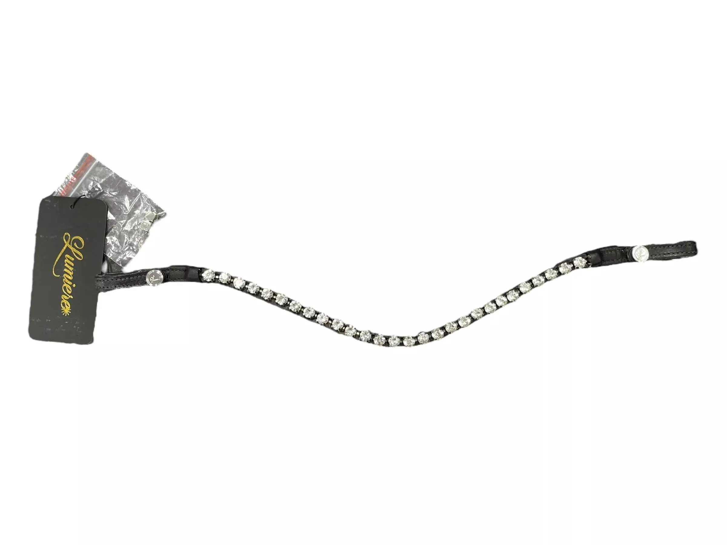 Lumiere Snap Browband *NWT* - Black/Silver - XF - USED