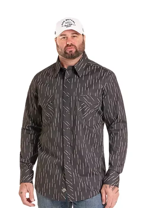 M RNR Koe Wetzel Black Diamond LS Button down