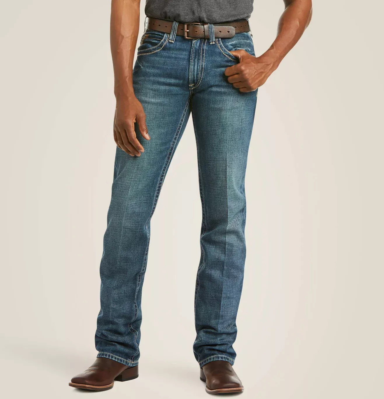 M5 Slim Boundary Stackable Straight Leg Ariat Jean