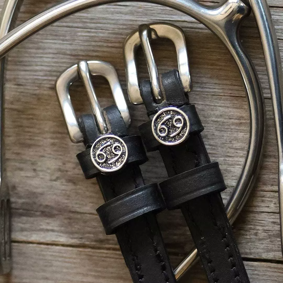 Mane Jane Spur Straps in Cancer - 17"