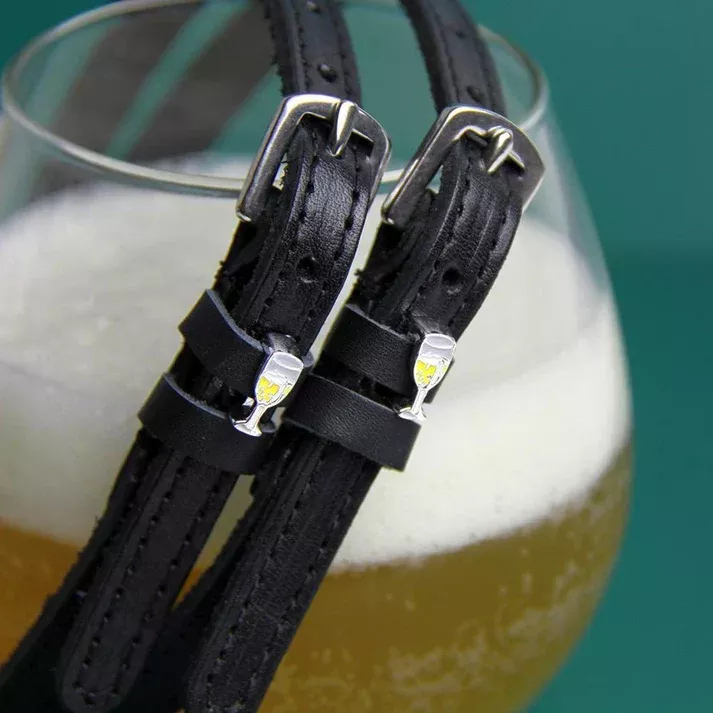 Mane Jane Spur Straps in Celebratory Champagne - 17"