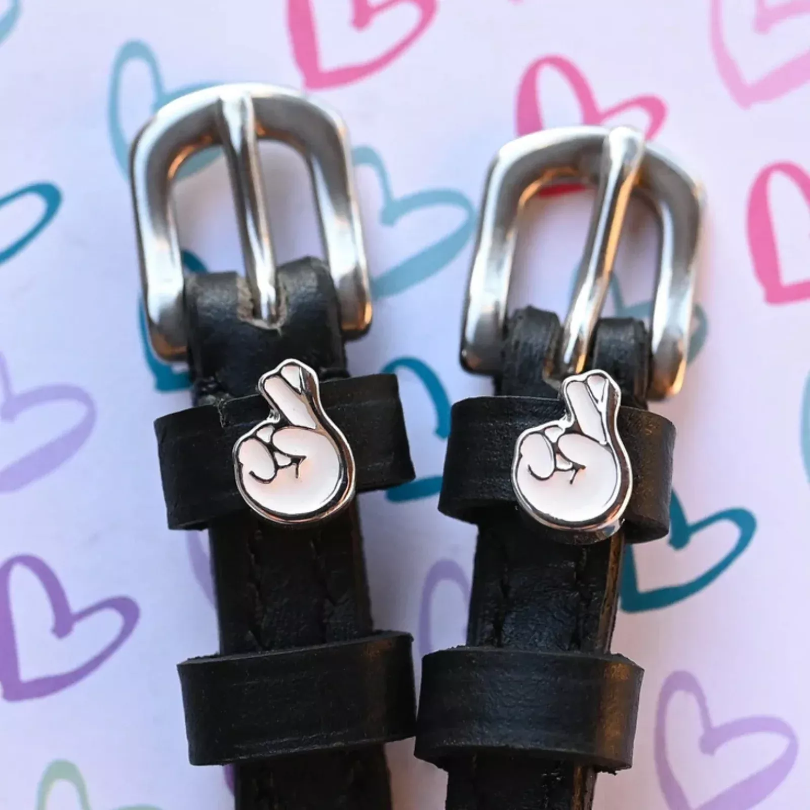 Mane Jane Spur Straps in Fingers Crossed - 17"