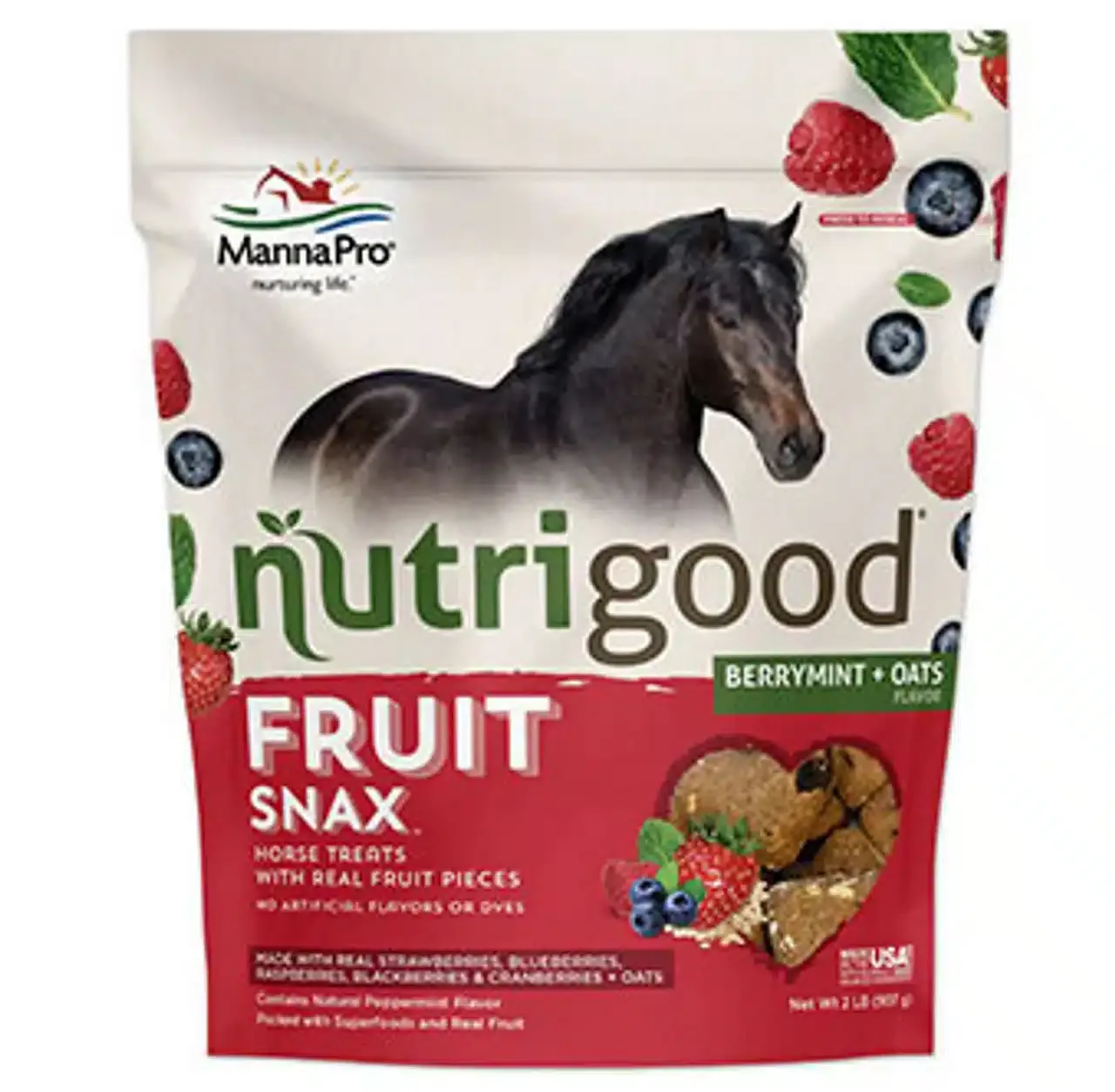 Manna Pro Fruit Snax Horse Treats – 2lbs