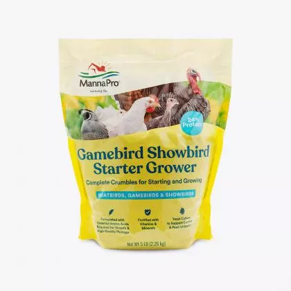 Manna Pro Gamebird & Showbird Starter/Grower, 5lbs