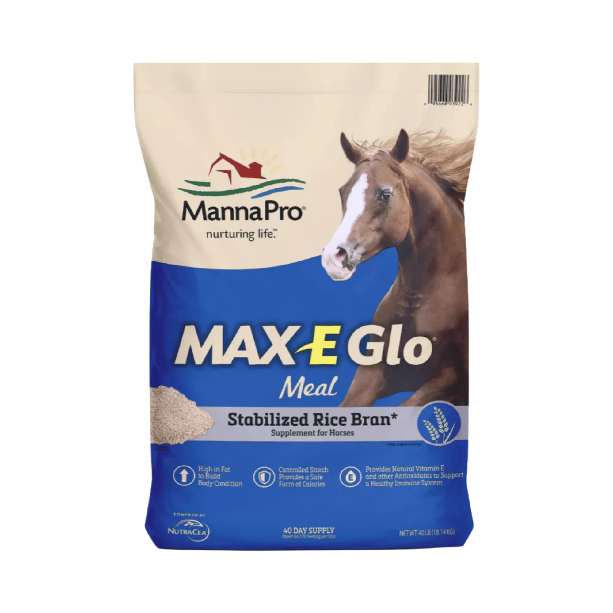 Manna Pro Rice Bran Max-E-Glo Meal Fat Supplement
