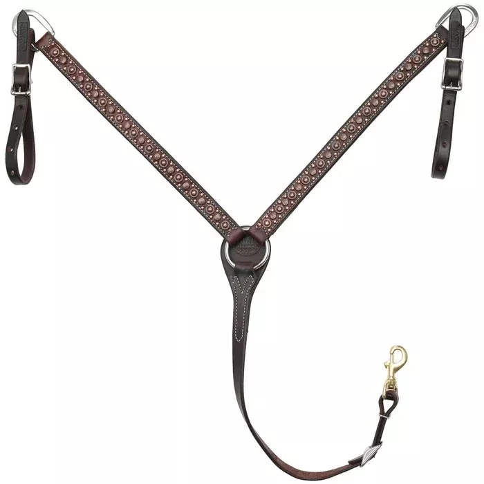 Martin Saddlery Antique Copper Dots Breast Collar