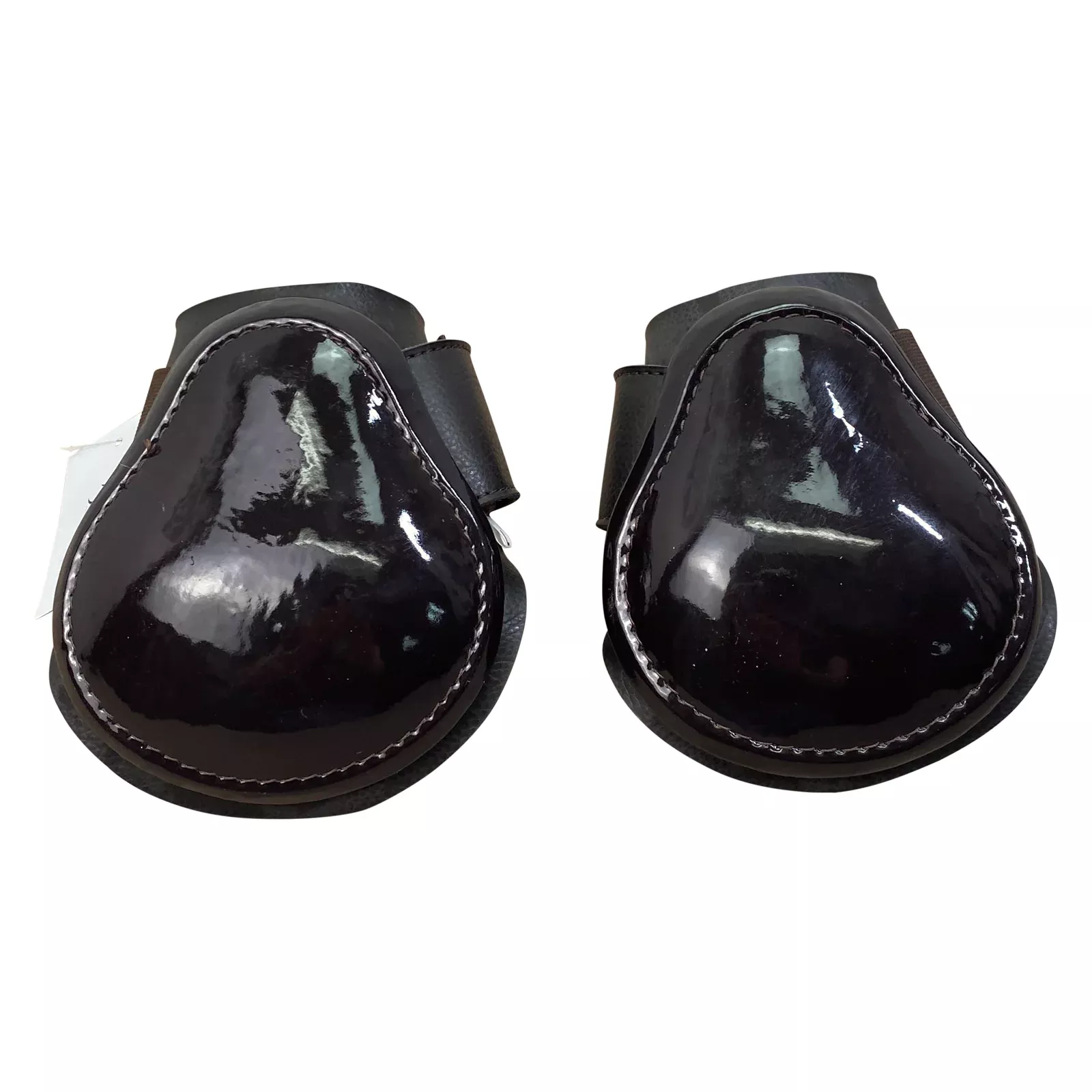 Masta Leather Look Neoprene Fetlock Boots in Brown - Large