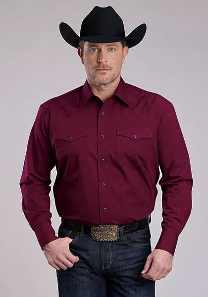 Men's Amarillo Garnet Long Sleeve Shirt