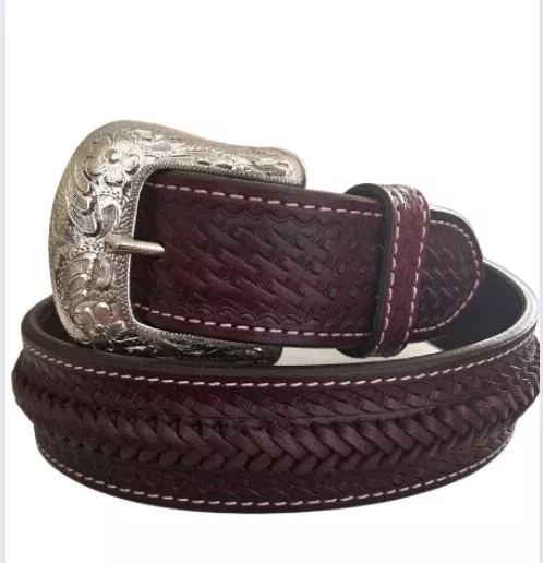 Men’s Twisted X Chestnut Braid Belt