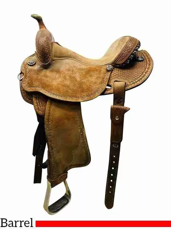 Merrill Three Forks Saddlery Barrel Saddle