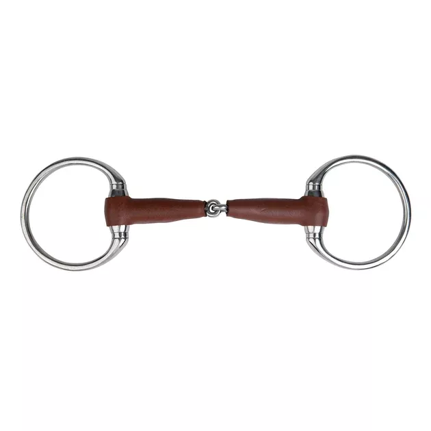 Metalab Leather Eggbutt Snaffle Pinchless