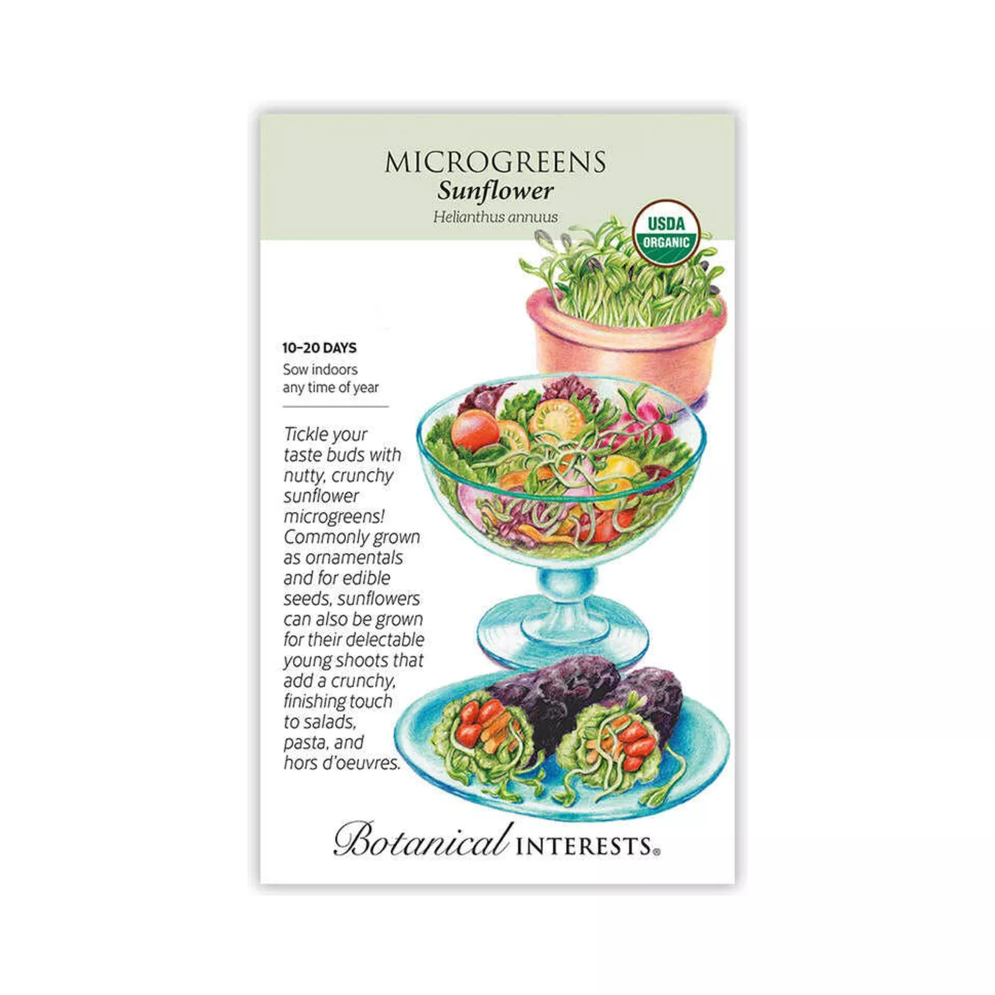 Microgreens Sunflower Organic