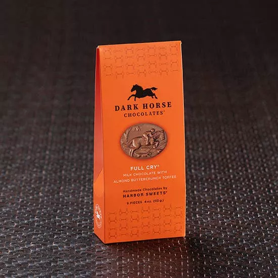 Milk Chocolate Almond Buttercrunch Full Cry Gable box